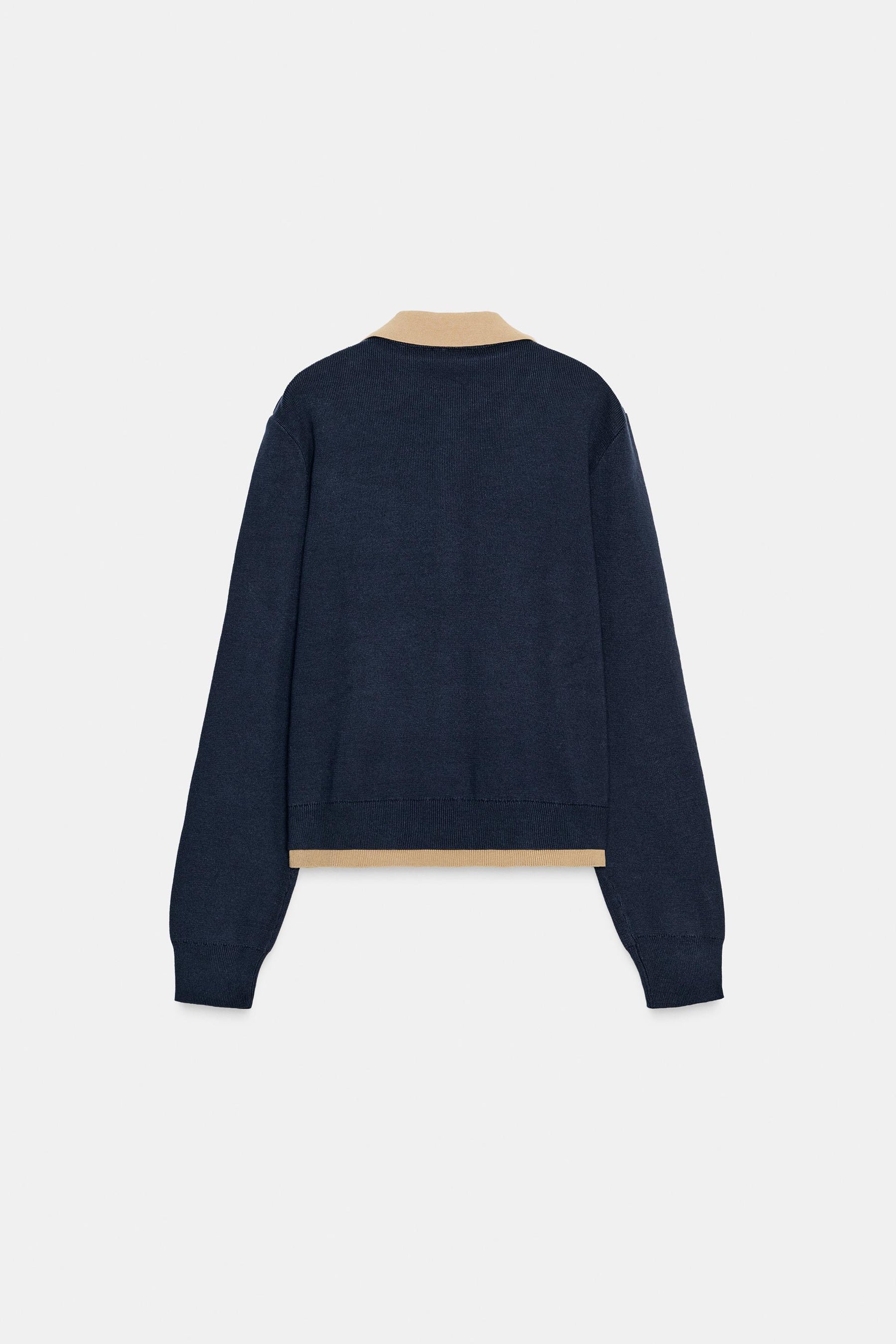 KNIT POLO JACKET