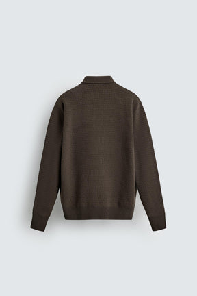 CHENILLE KNIT POLO SHIRT - Image 7