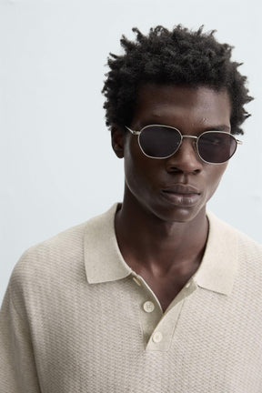 TEXTURED KNIT POLO SHIRT - Image 5