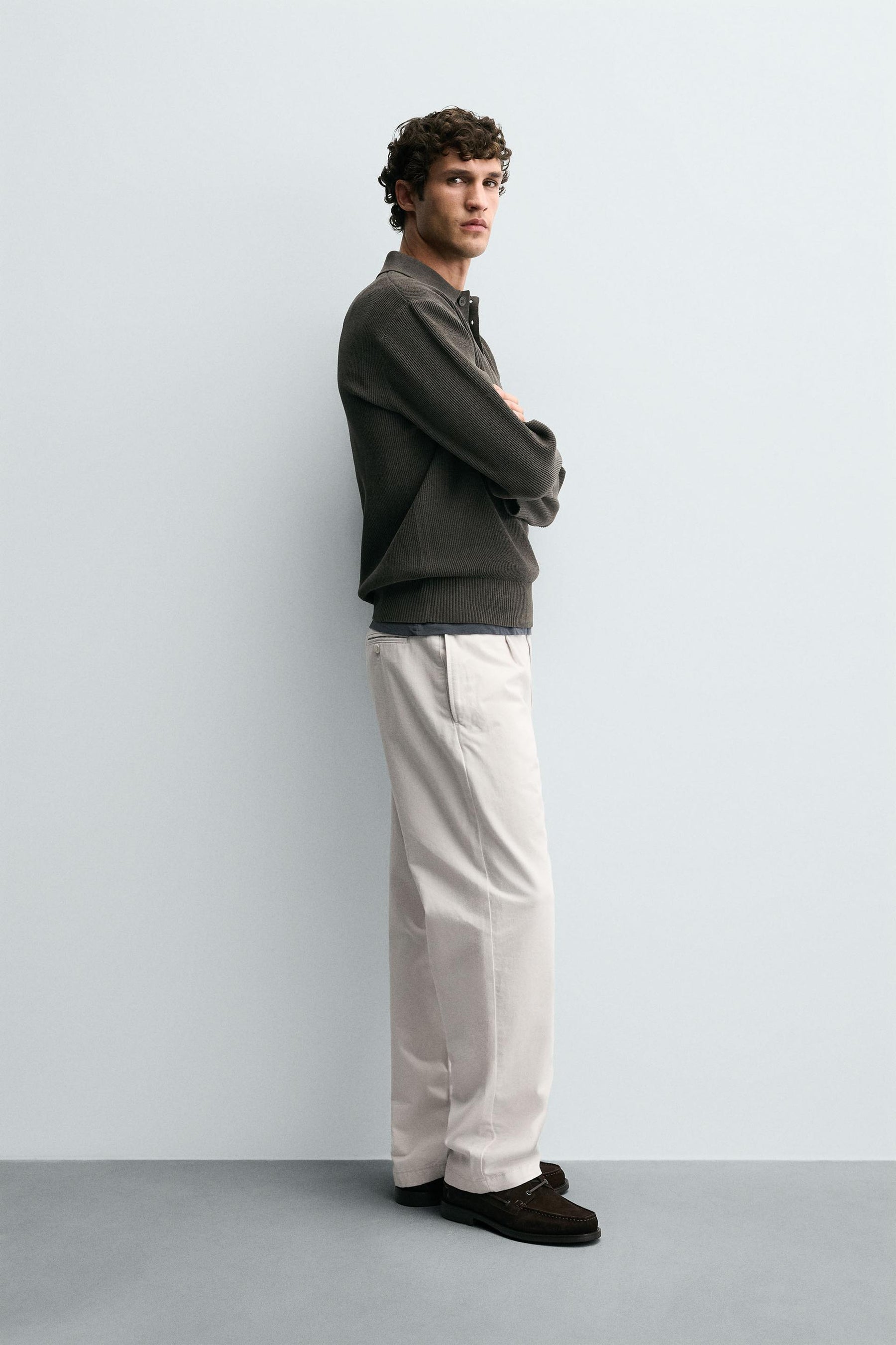 CHENILLE KNIT POLO SHIRT - Image 4