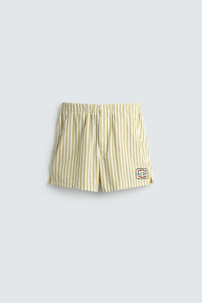 EMBROIDERED STRIPED SHORTS - Image 7