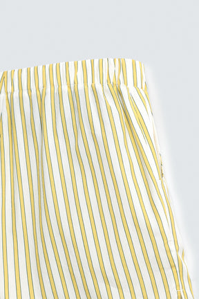 EMBROIDERED STRIPED SHORTS - Image 10