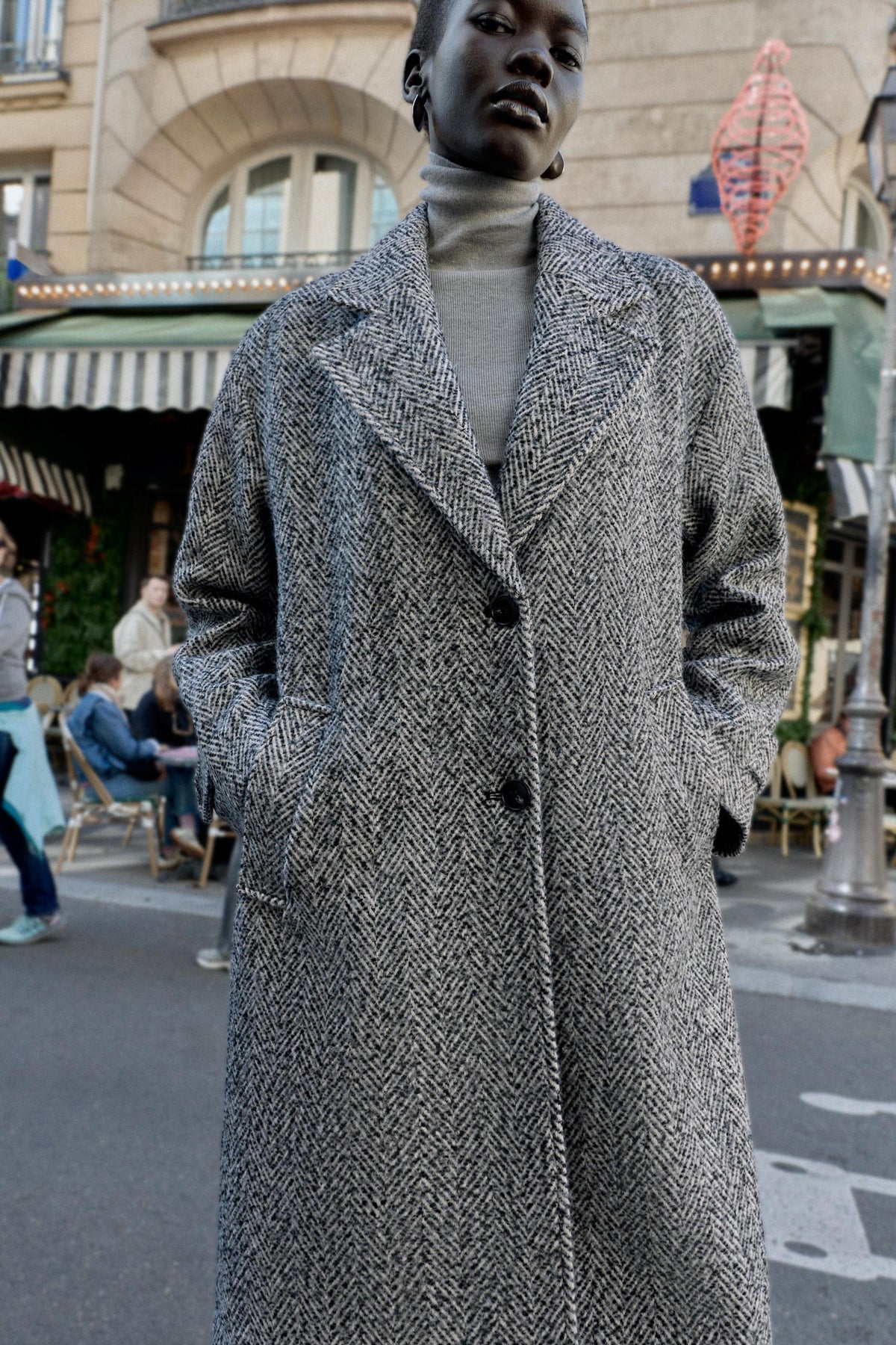 HERRINGBONE COAT - Image 2