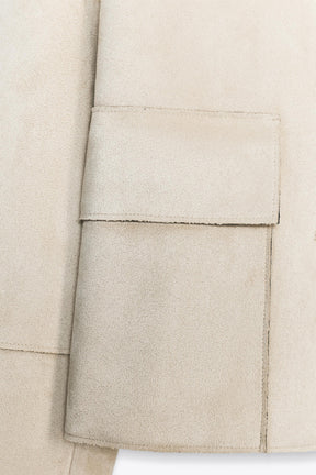 SHORT FAUX SUEDE JACKET - Image 7