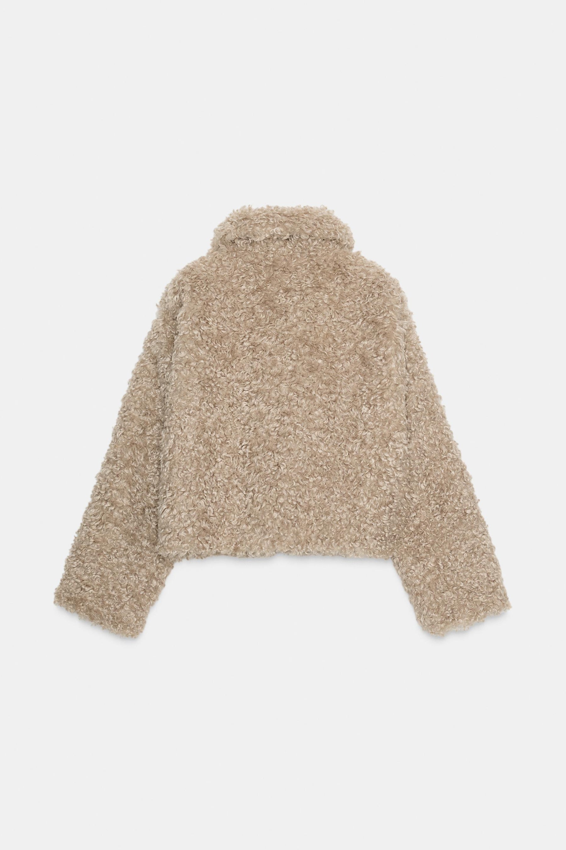 FAUX FUR JACKET WITH FIREMAN CLASP - Image 8