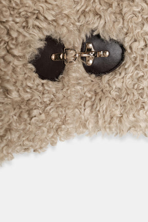 FAUX FUR FIREMAN JACKET