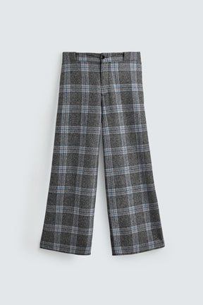 WIDE-LEG CHECK TROUSERS HARRY LAMBERT FOR X DISNEY - Image 6