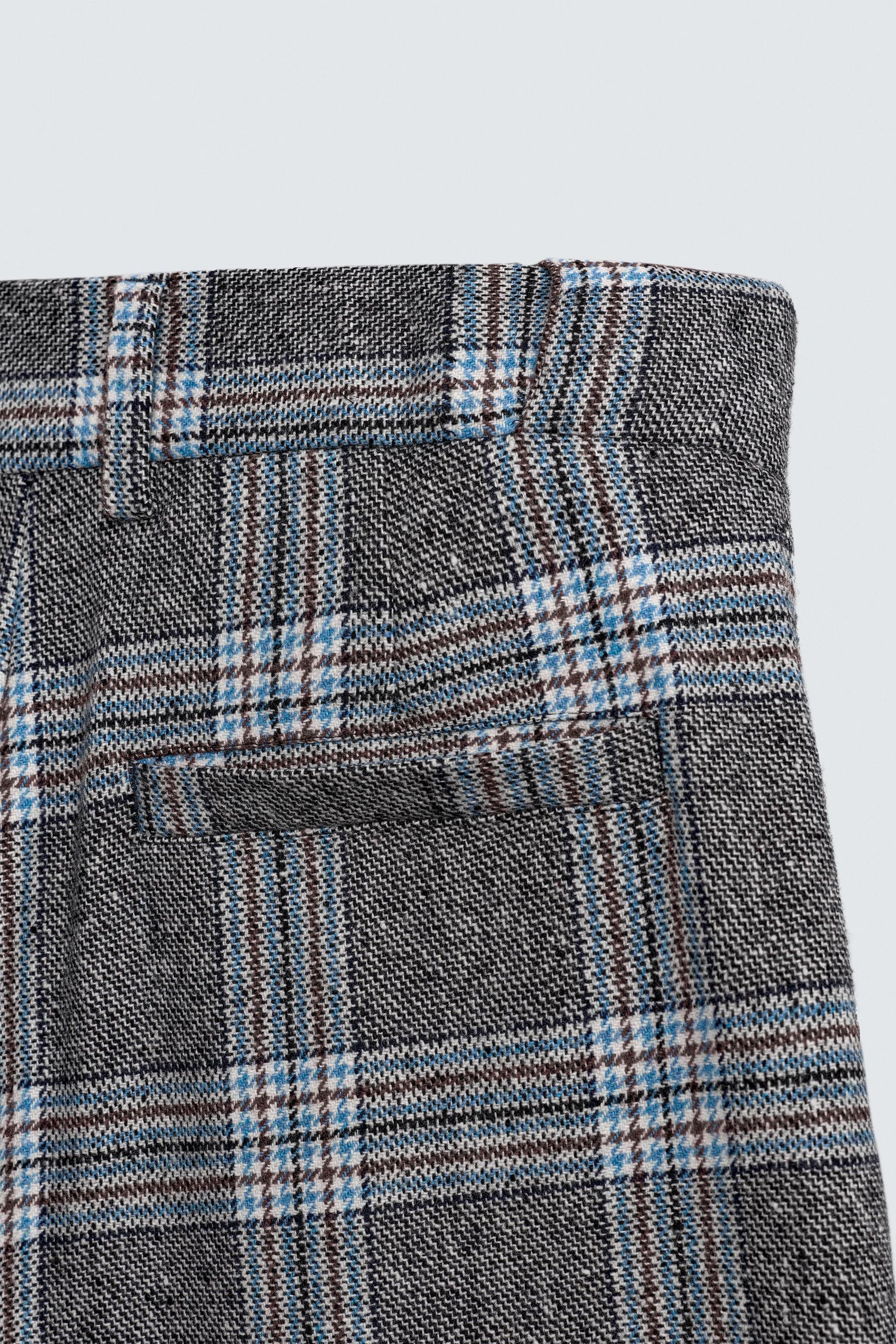 WIDE-LEG CHECK TROUSERS HARRY LAMBERT FOR X DISNEY - Image 9