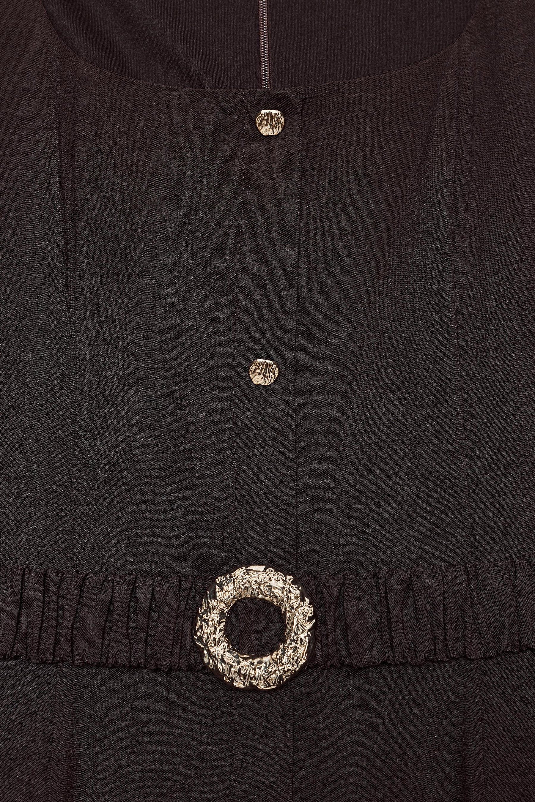 MIDI DRESS WITH BELT - Image 6