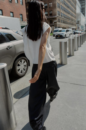 Asymmetric Crepe Top
