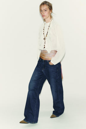 Cotton Gauze Blouse with