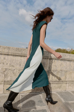 COMBINED MIDI DRESS - Image 5