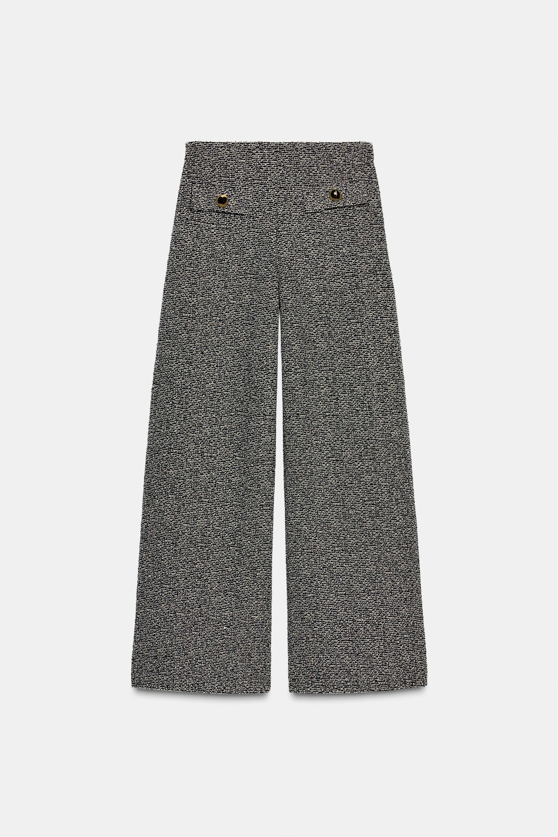 Textured Formal Trousers