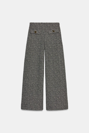 Textured Formal Trousers