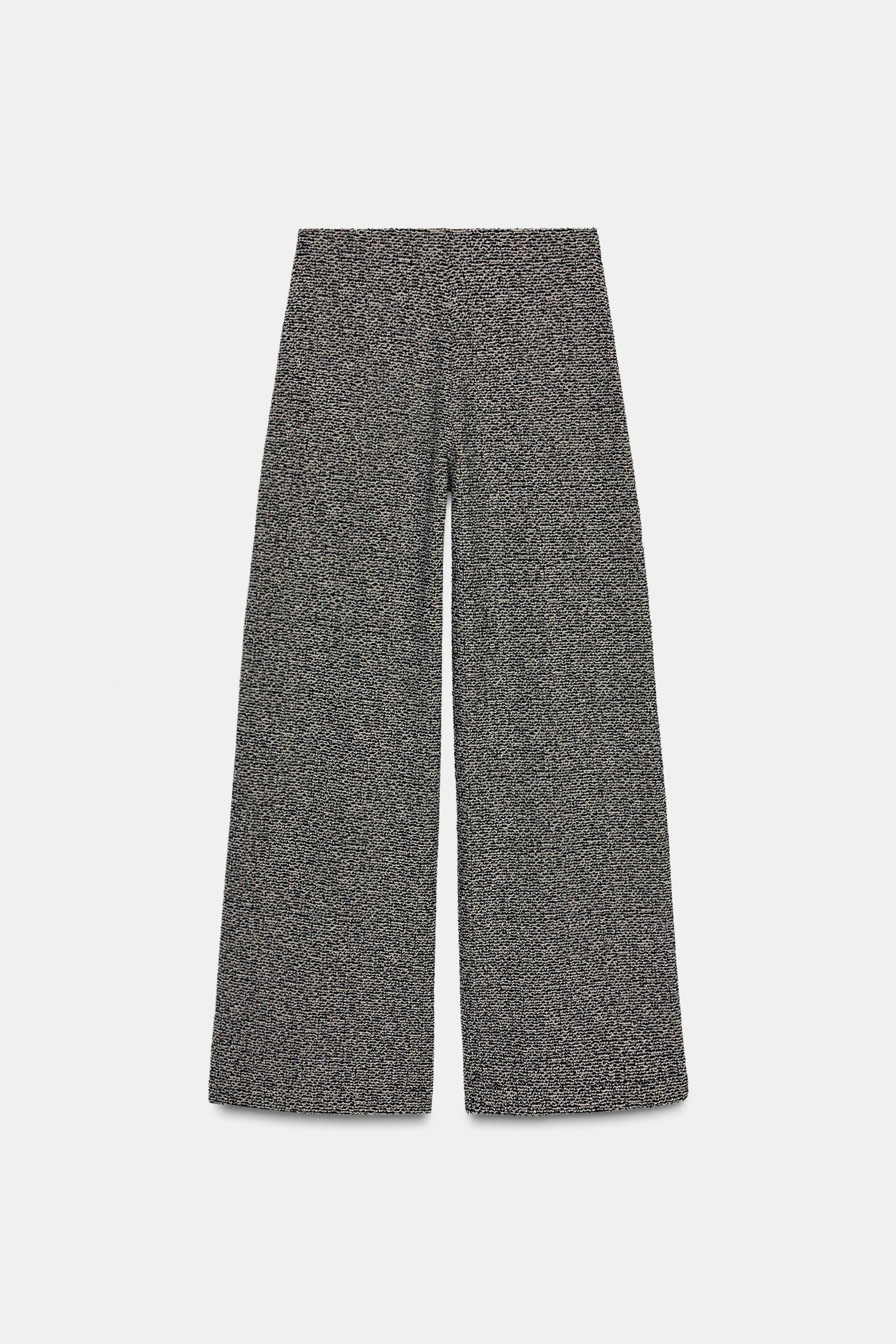Textured Formal Trousers