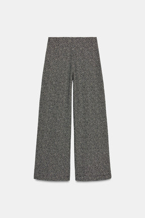 Textured Formal Trousers