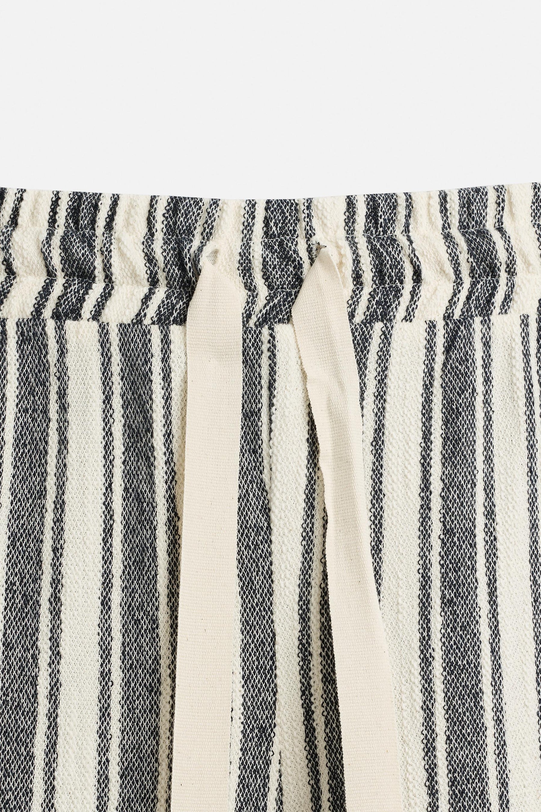 STRIPED JACQUARD TROUSERS - Image 9