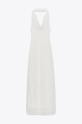 RUSTIC DRESS WITH SCARF - Image 9