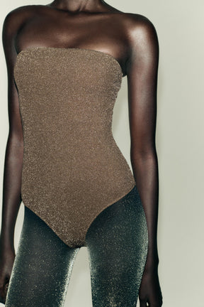 Metallic Thread Bodysuit