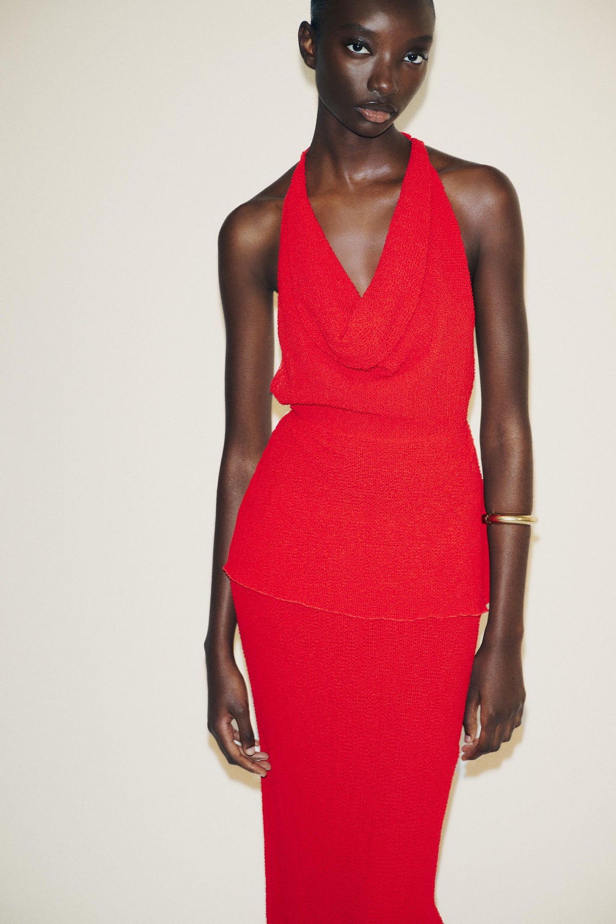 Textured Layered Fashion Top