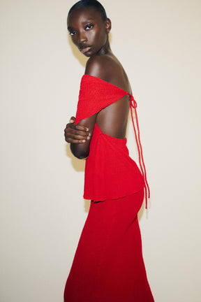 Textured Layered Fashion Top