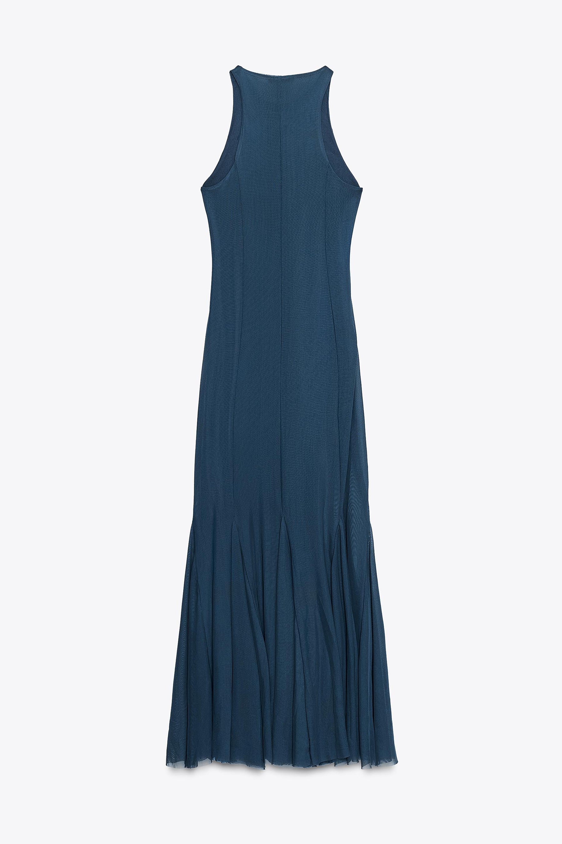 GODET TULLE LONG DRESS - Image 6