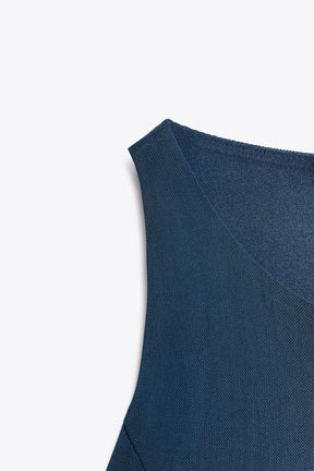 GODET TULLE LONG DRESS - Image 7