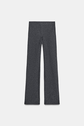 PINSTRIPE FLARE TROUSERS
