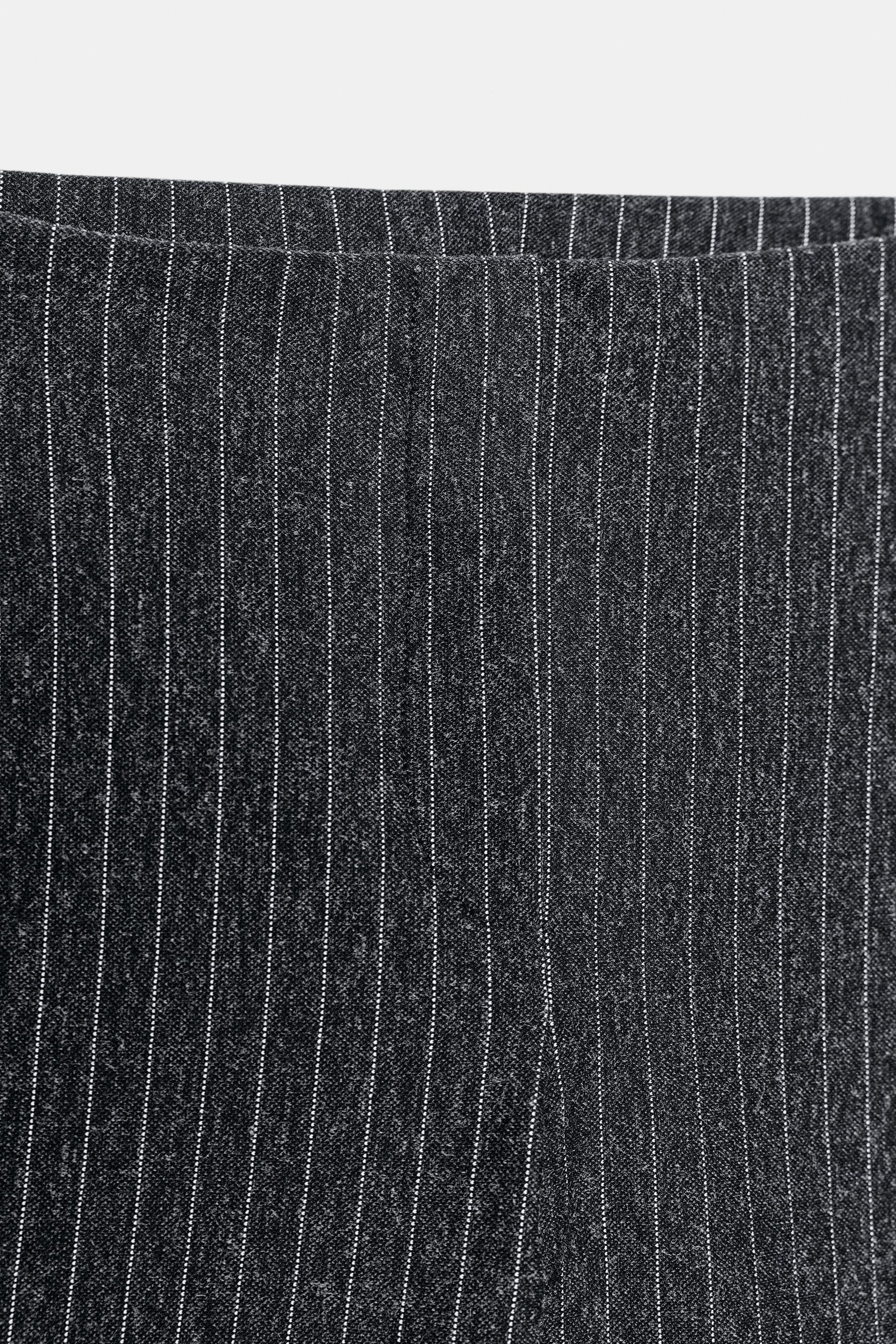 PINSTRIPE FLARE TROUSERS