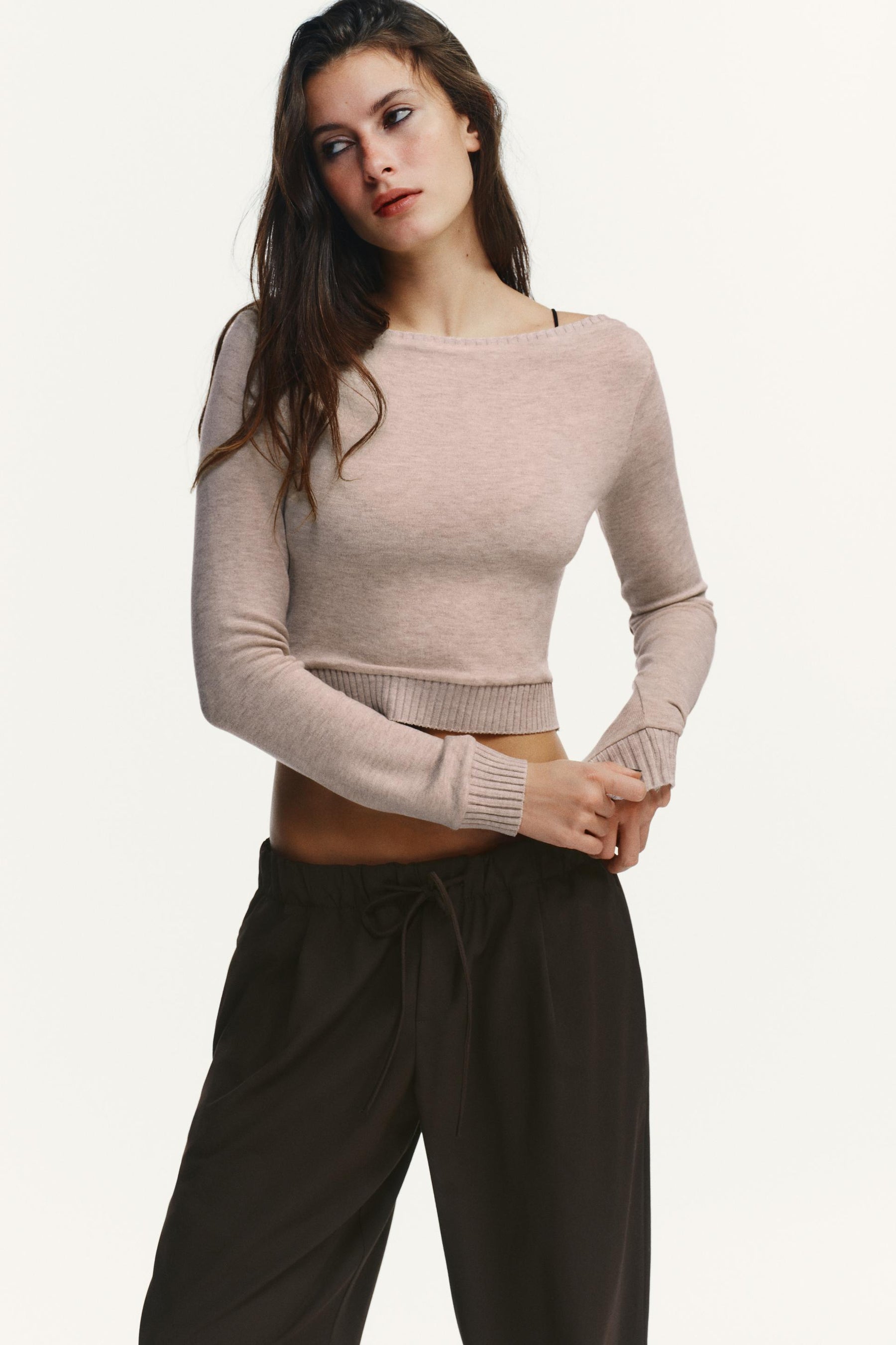 Cropped Cotton Top