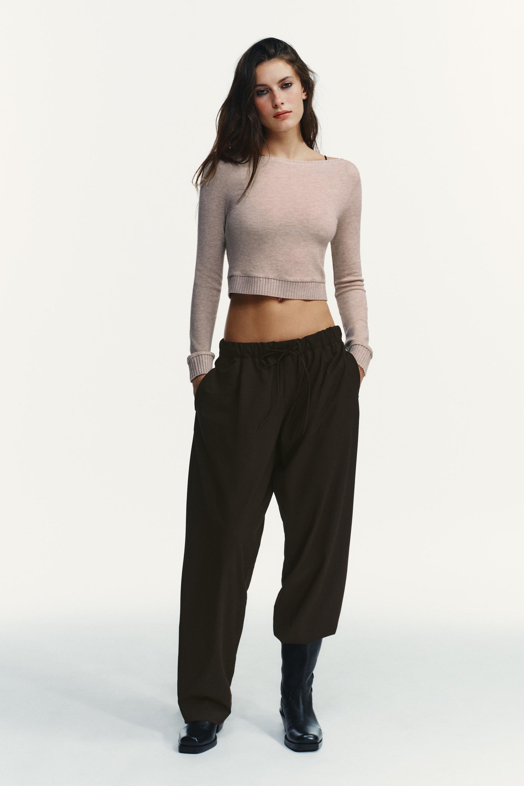 Cropped Cotton Top