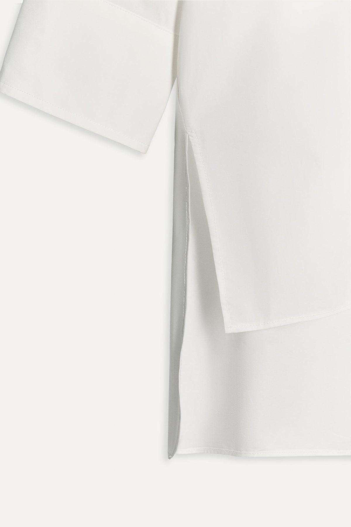 EXTRA LONG POPLIN SHIRT