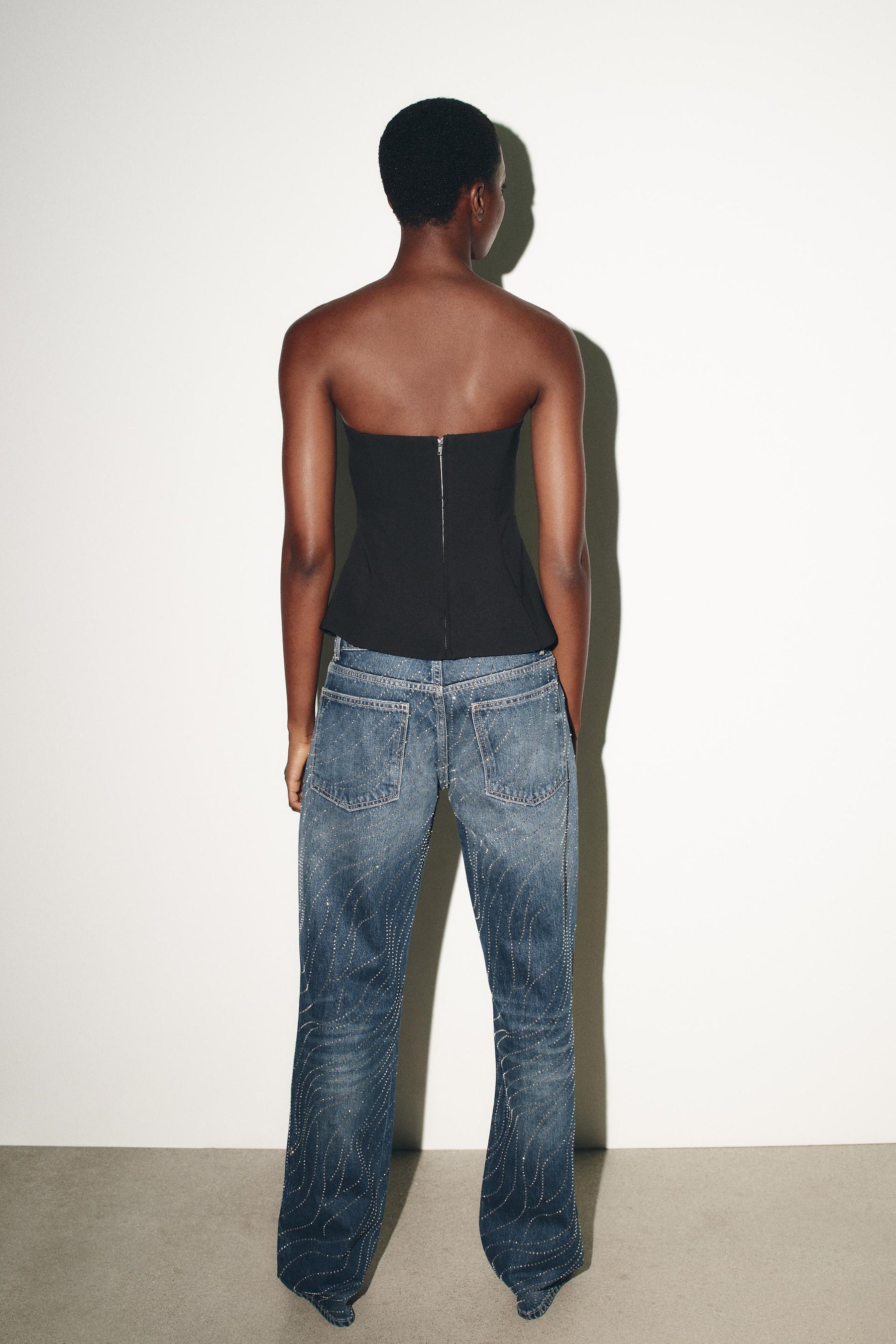 Sparkling Bandeau Top