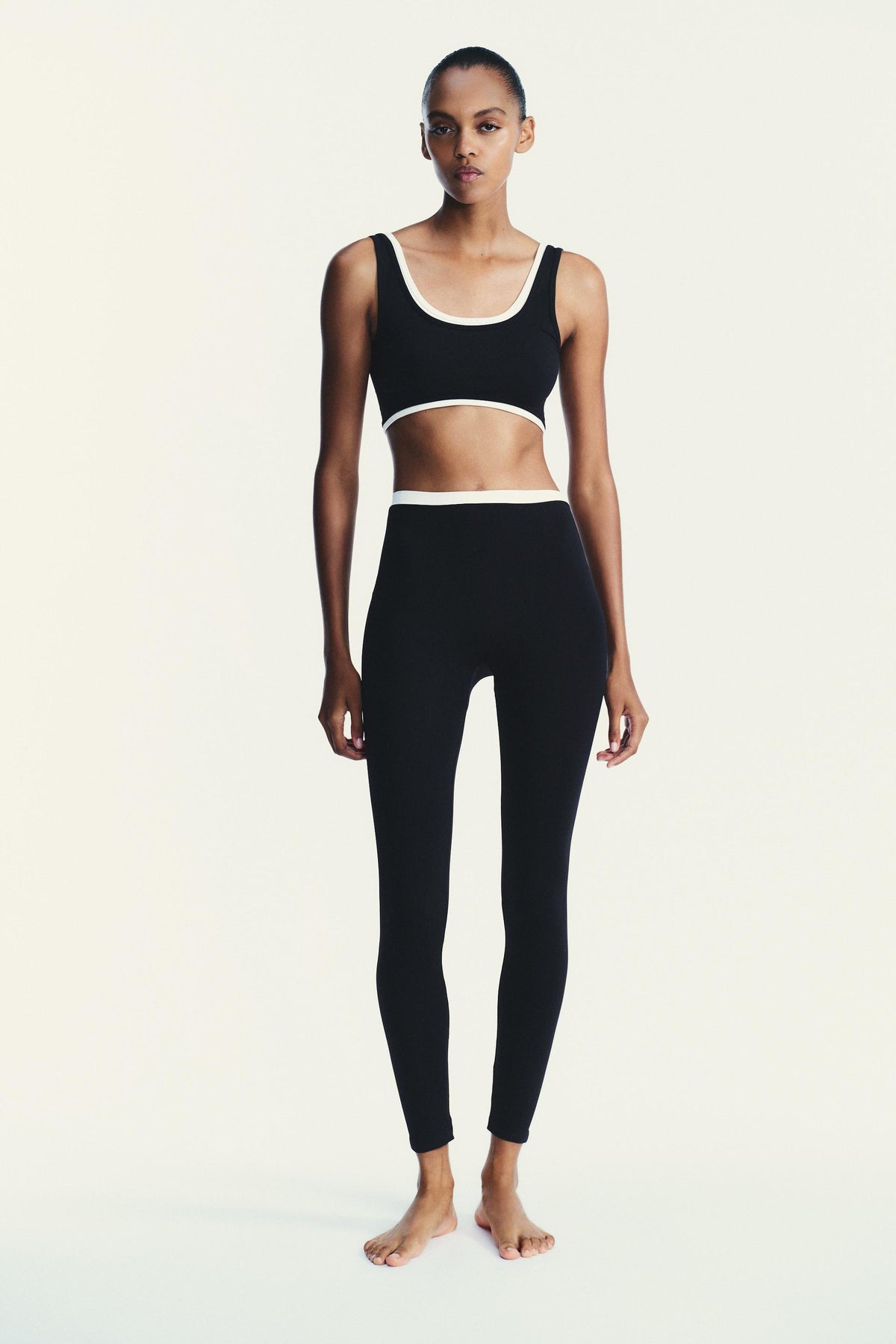 Cropped Double Effect Top