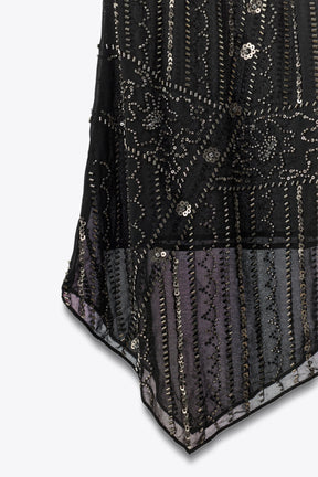 Embroidered Mini Skirt