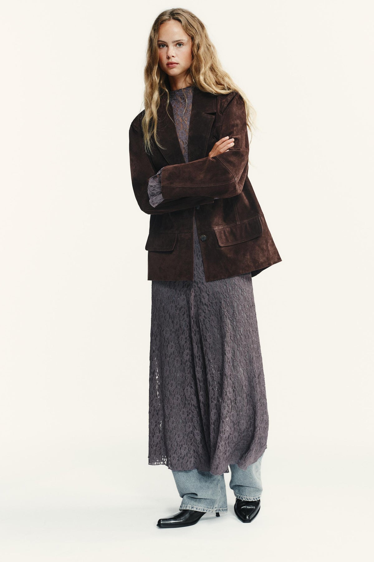 SOFT-TOUCH LACE DRESS - Image 1