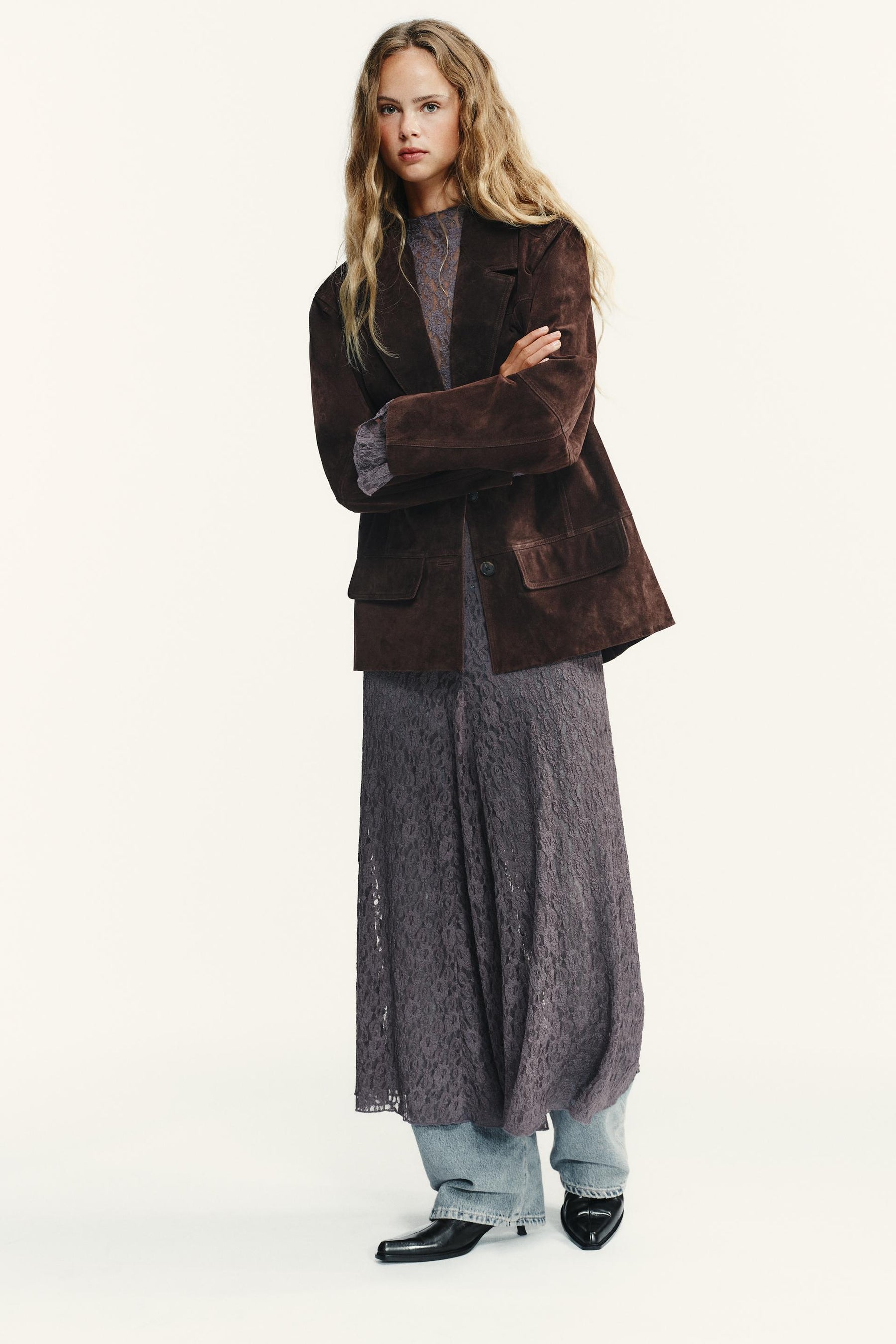 SOFT-TOUCH LACE DRESS - Image 1