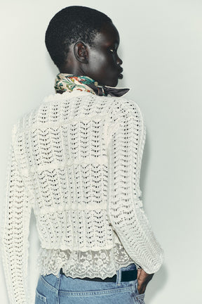 Chenille Romantic Cardigan