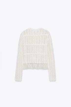 Chenille Romantic Cardigan