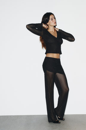 Shimmering Tulle Trousers