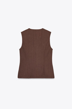 Twill Waistcoat Top