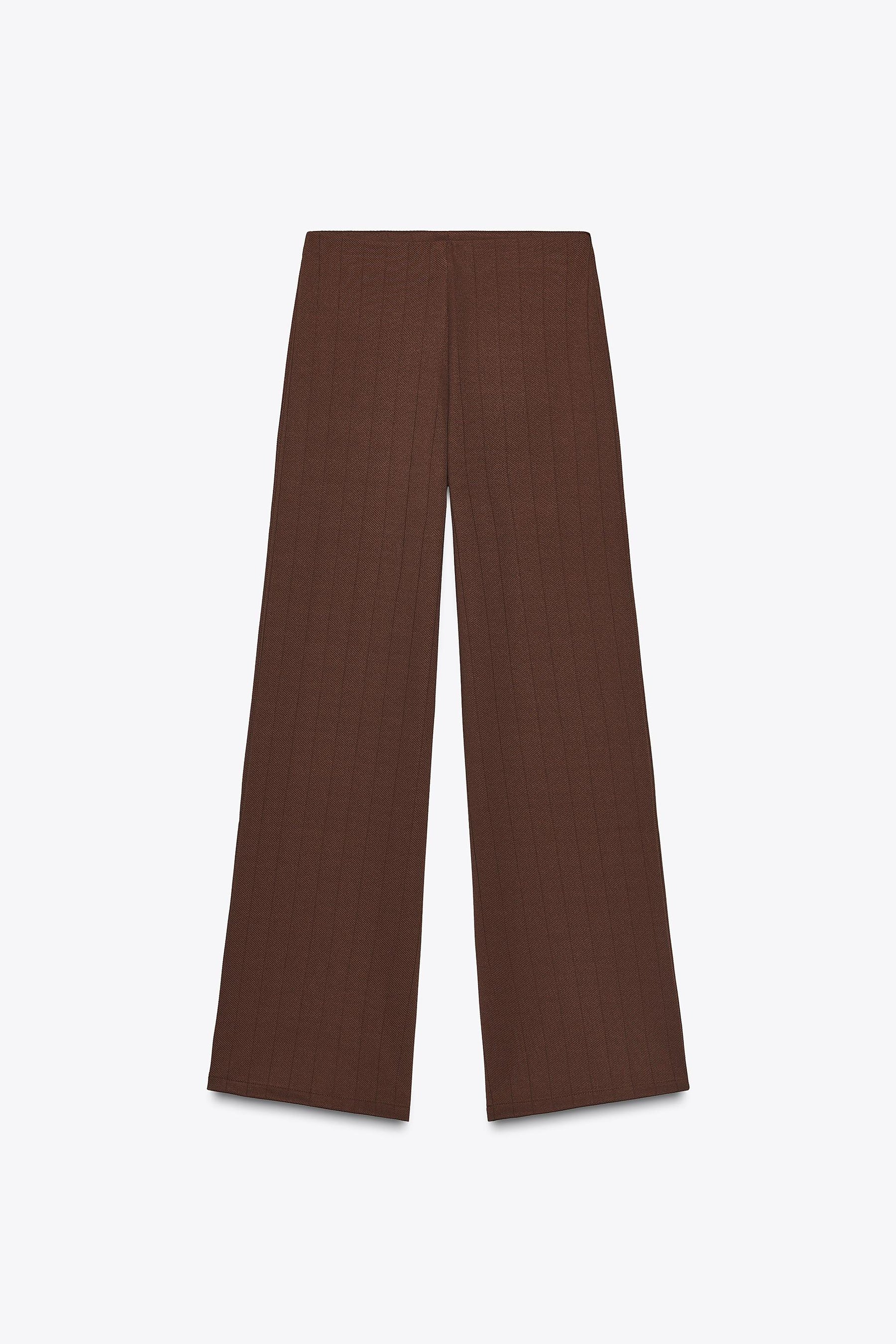 WIDE TWILL TROUSERS