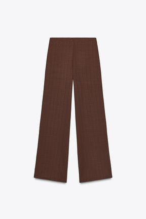 WIDE TWILL TROUSERS
