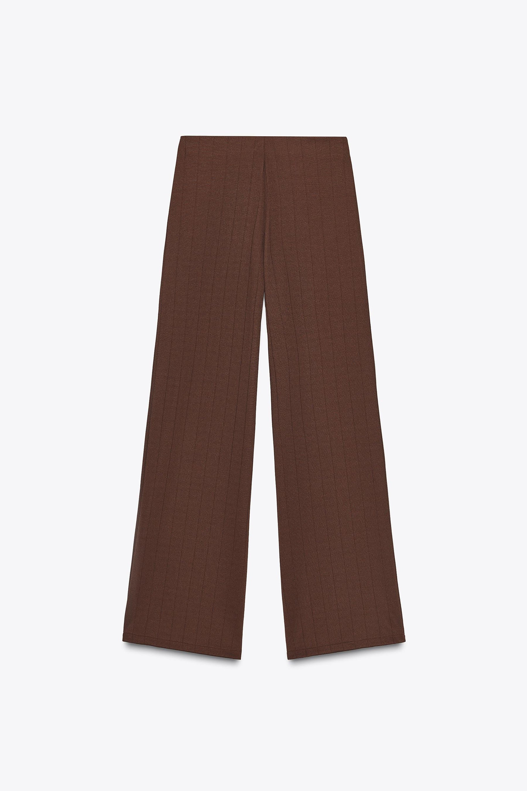 WIDE TWILL TROUSERS