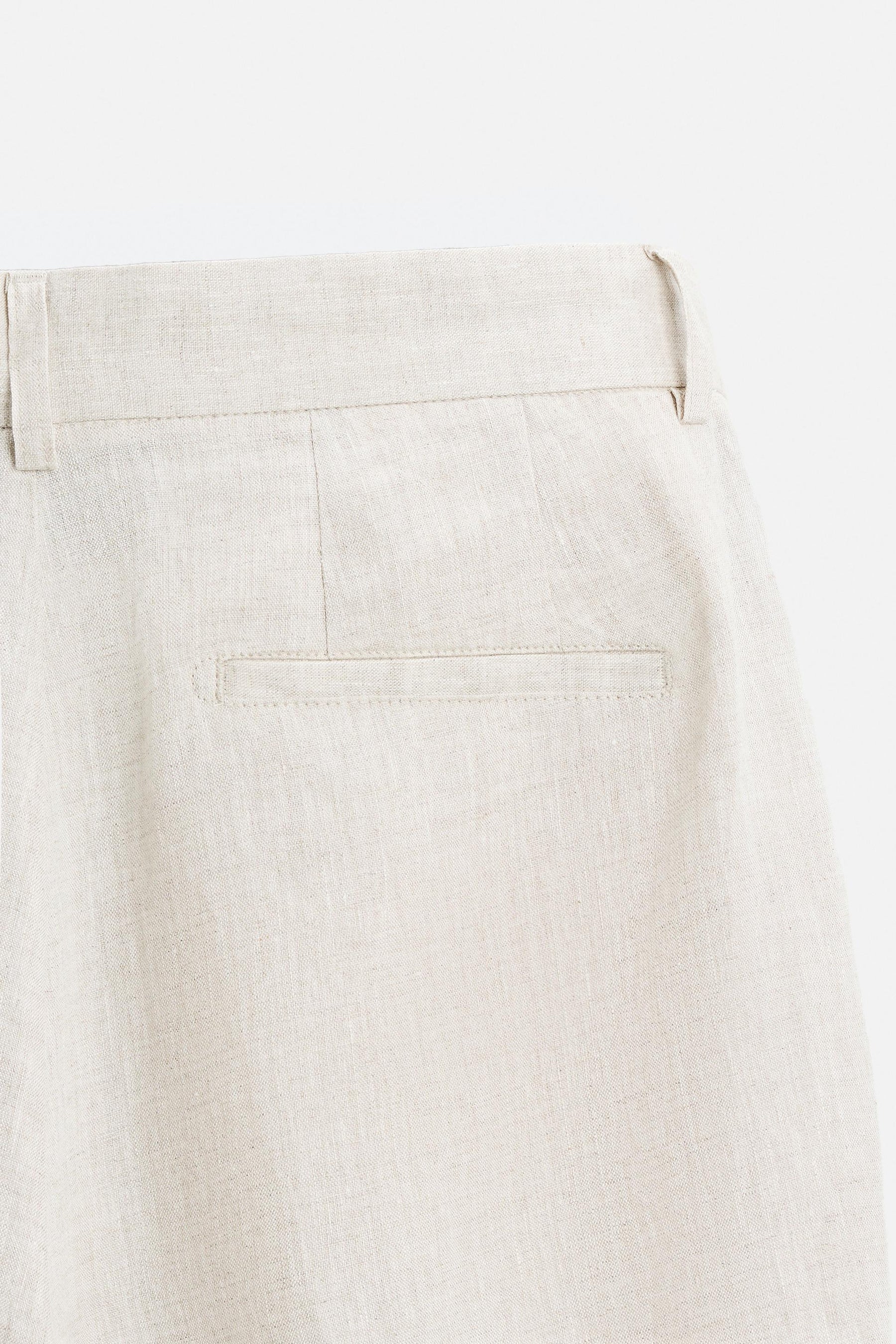LINEN/COTTON BERMUDA SHORTS - Image 9