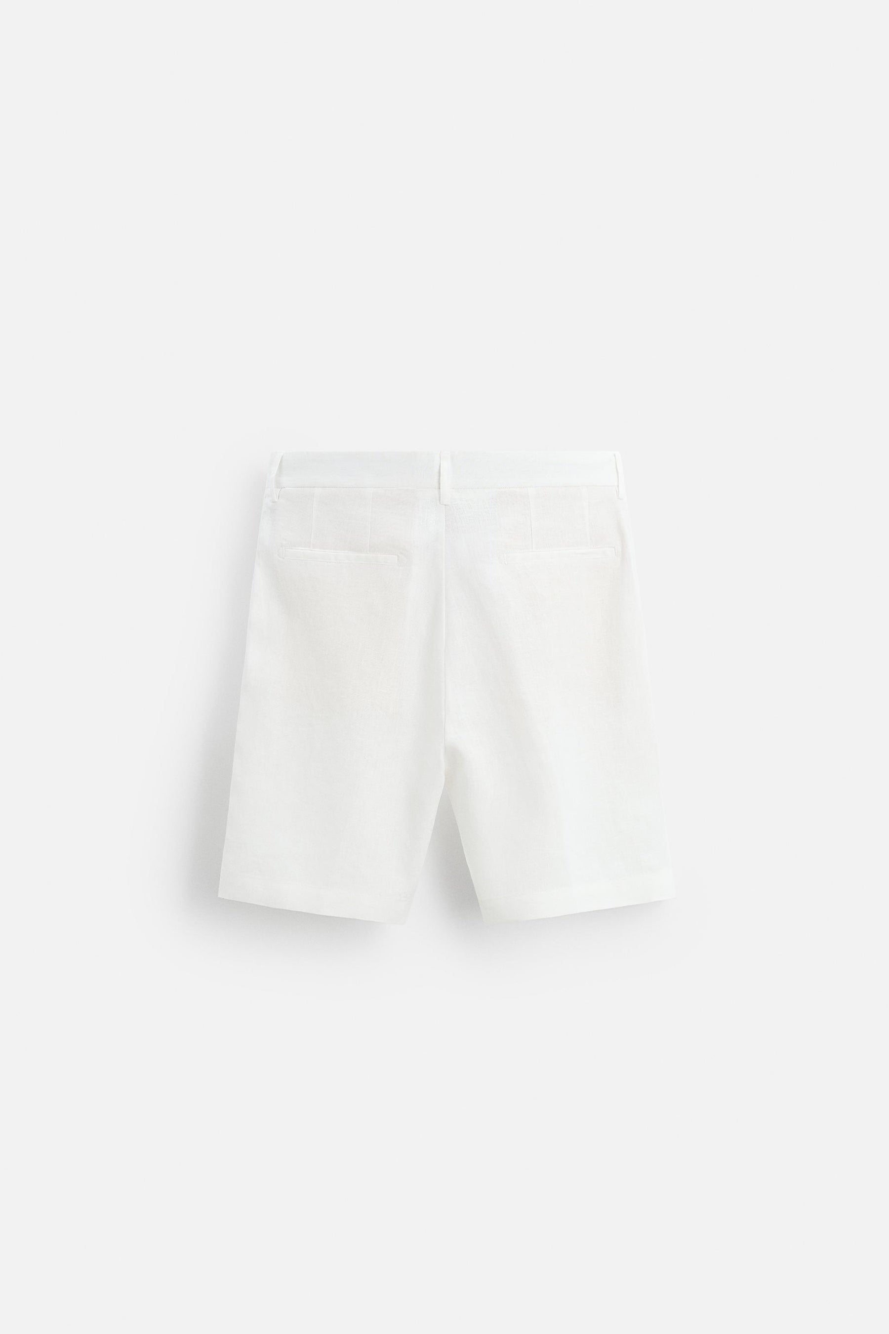 LINEN/COTTON BERMUDA SHORTS - Image 6