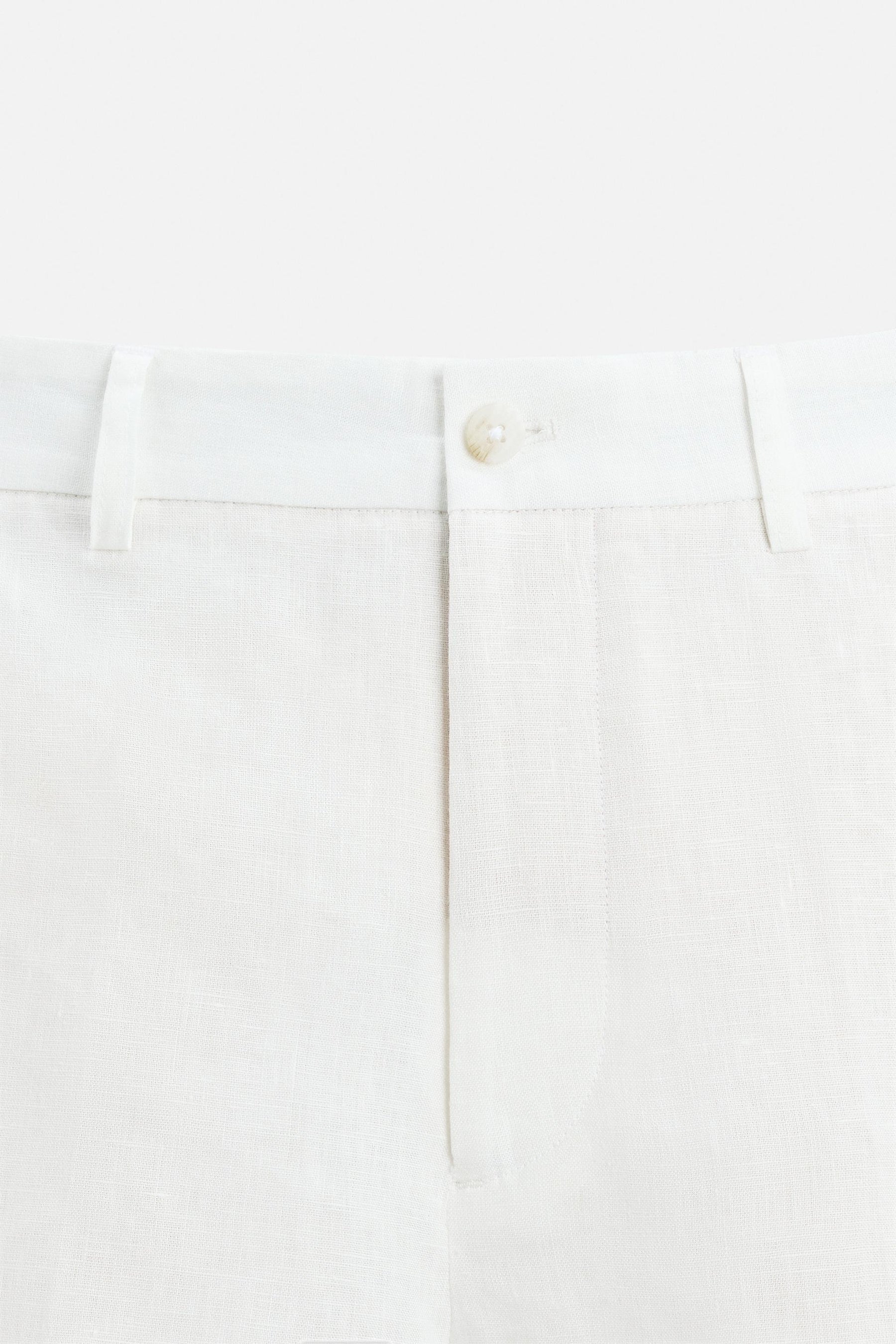 LINEN/COTTON BERMUDA SHORTS - Image 7