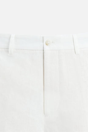 LINEN/COTTON BERMUDA SHORTS - Image 7