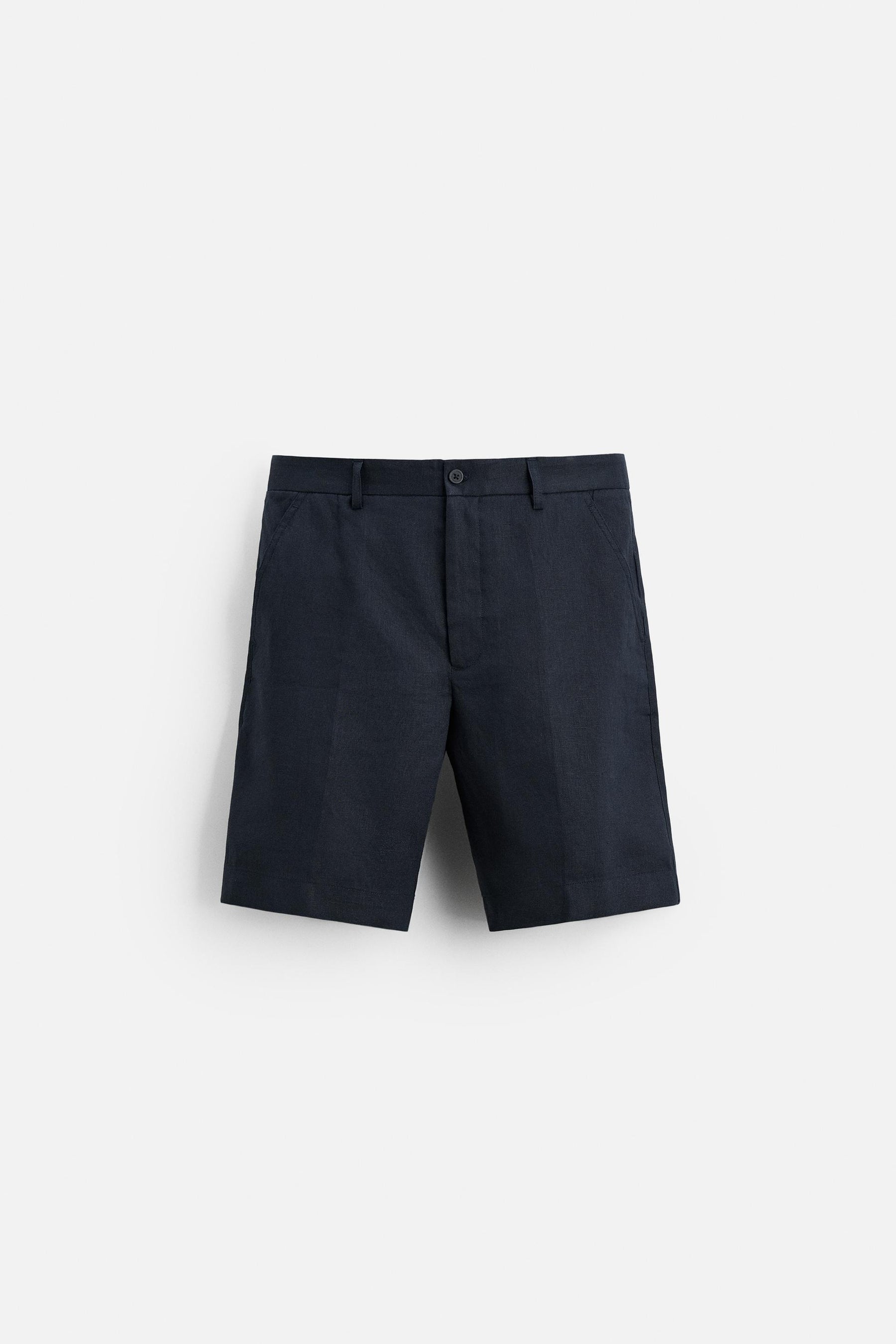 LINEN/COTTON BERMUDA SHORTS - Image 6