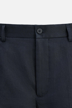 LINEN/COTTON BERMUDA SHORTS - Image 8